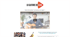 Desktop Screenshot of laguitareenligne.com